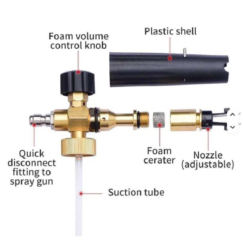 Pistolet de lavage haute press - Foam Cannon Car Wash avis et prix